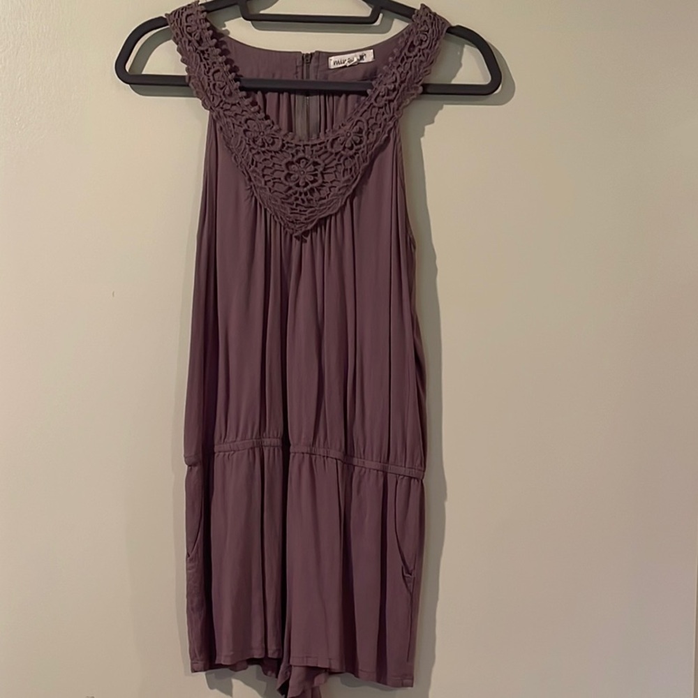 Mine Mauve Sleeveless Romper